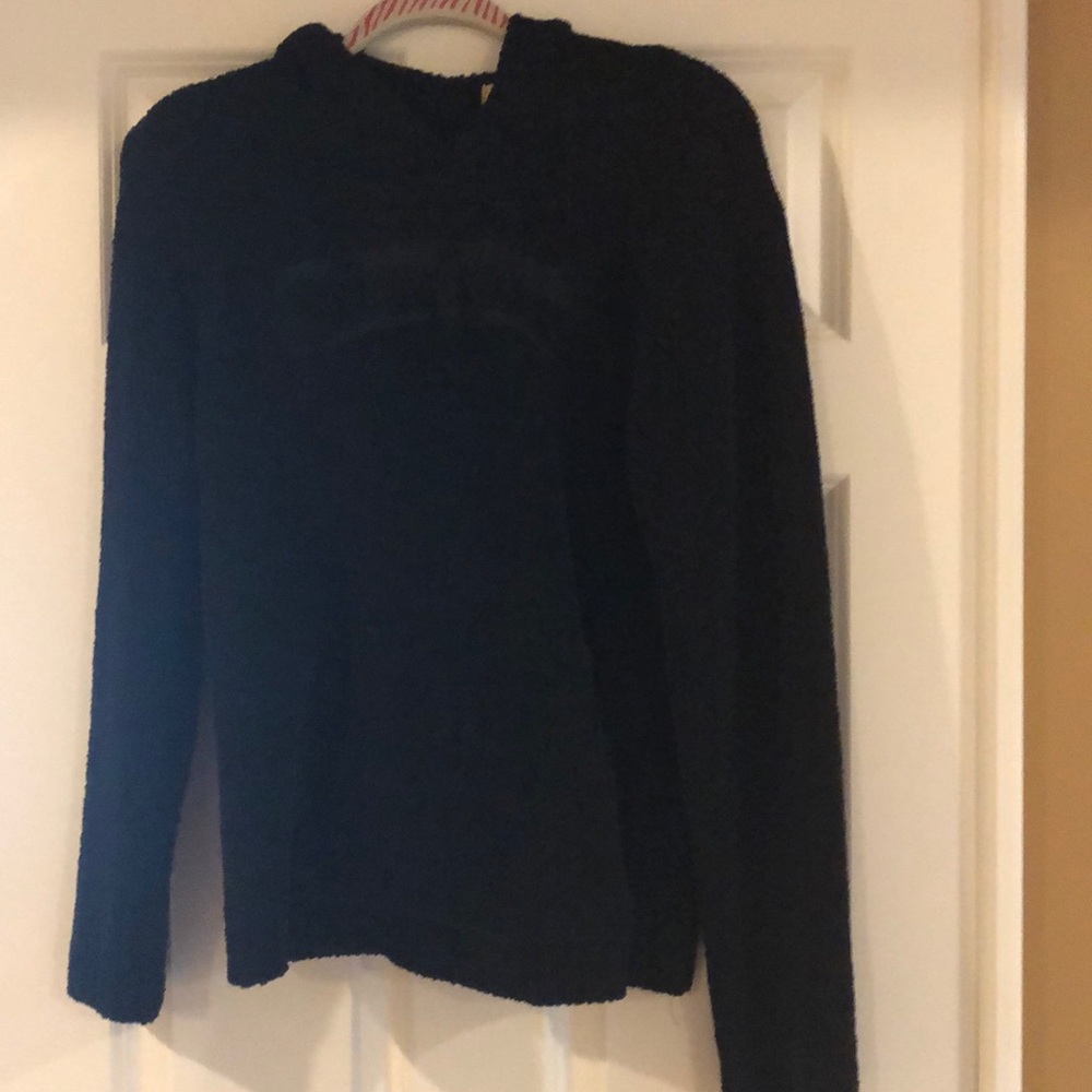 Black Maine Fleece Sweatshirt